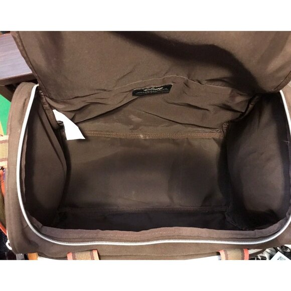 SUPER RARE DISNEY Tinkerbell Skyway Luggage Brown Carry-On Duffle Very Good Cond - Picture 6 of 13